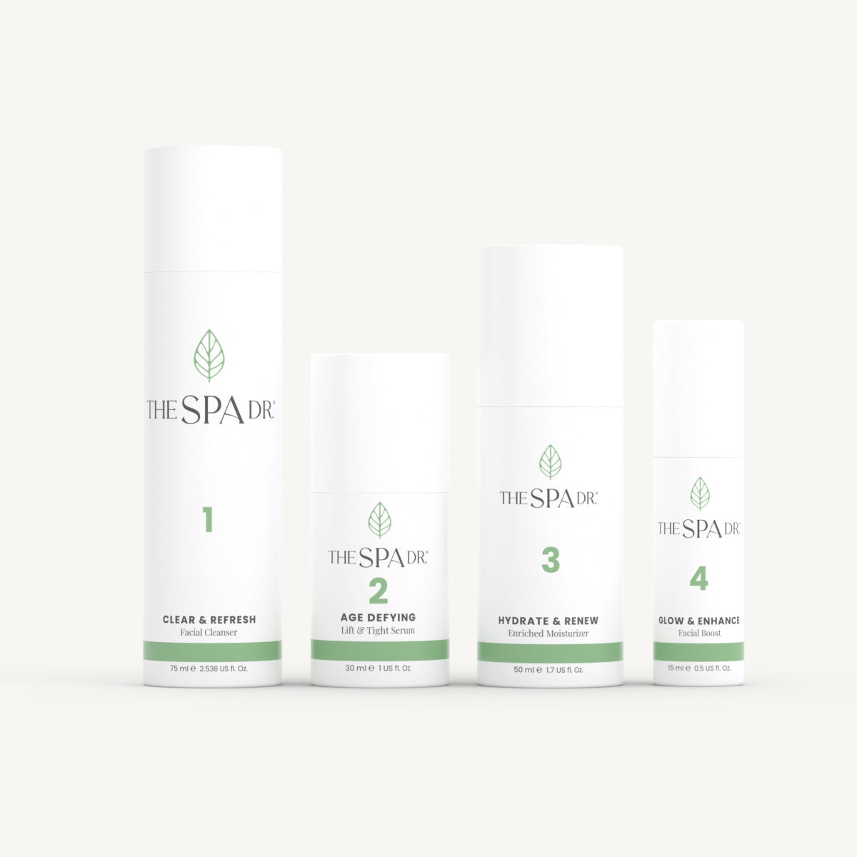 The Spa Doctor 4-Step Age-Defying Skincare System Products