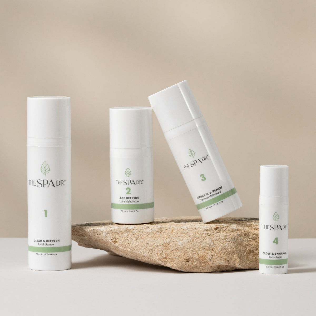 Key ingredients in The Spa Doctor age-defying skincare for healthy skin