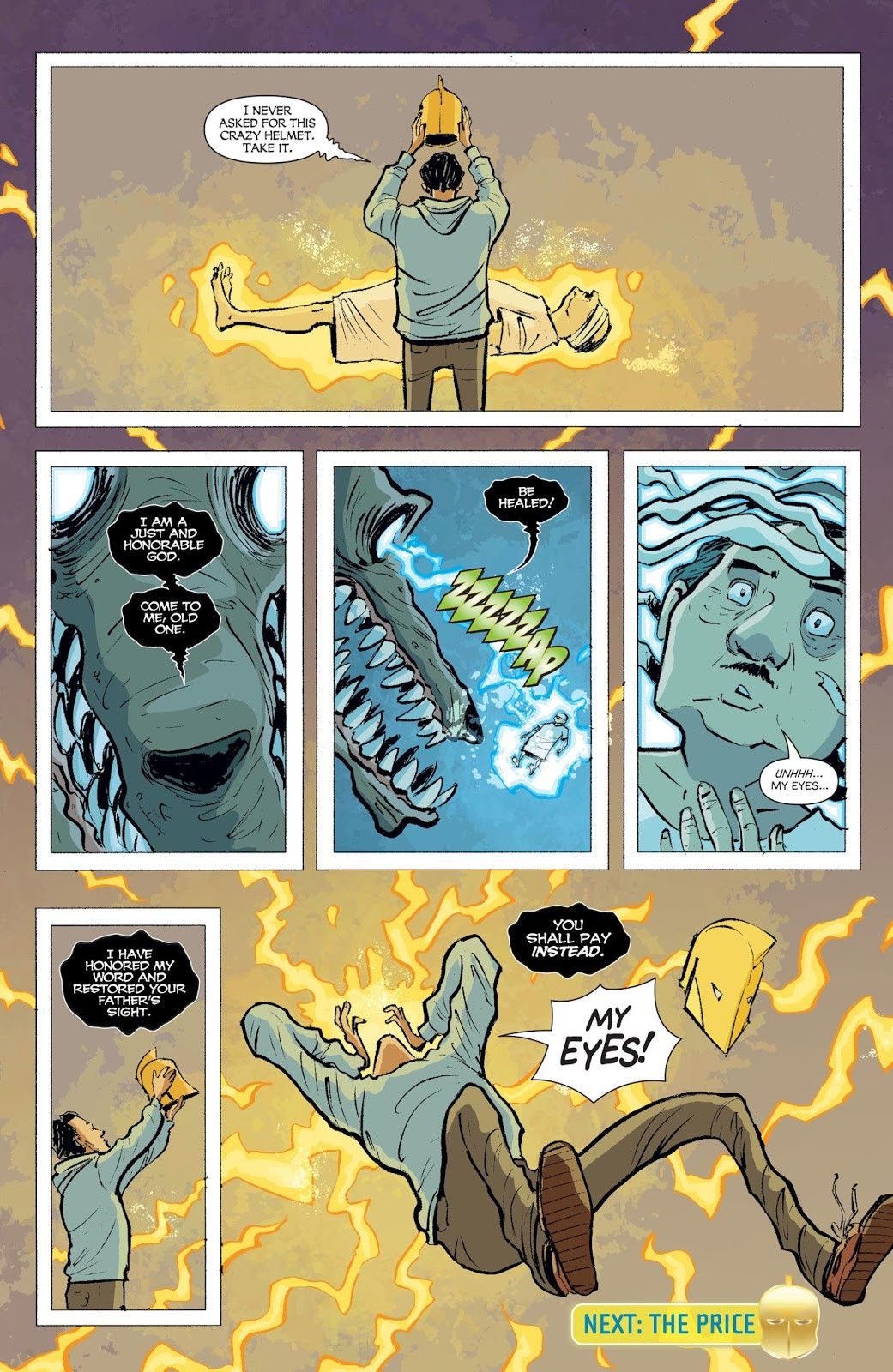 Anubis confronts Doctor Fate
