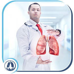 A collection of four desktop images showcasing the different medical specialties offered: General Pulmonary Medicine, Sleep Medicine, Internal Medicine, and Critical Care Medicine, all available near Hallandale Beach, FL.