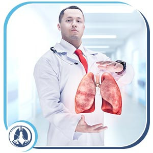A mobile image displaying the specialties: General Pulmonary Medicine, Sleep Medicine, Internal Medicine, and Critical Care Medicine, indicating readily available specialist care in Hallandale Beach, FL.
