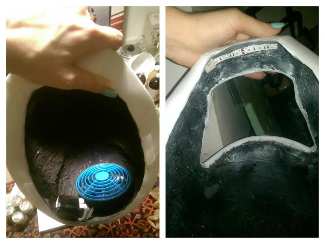 LED and fan wiring example