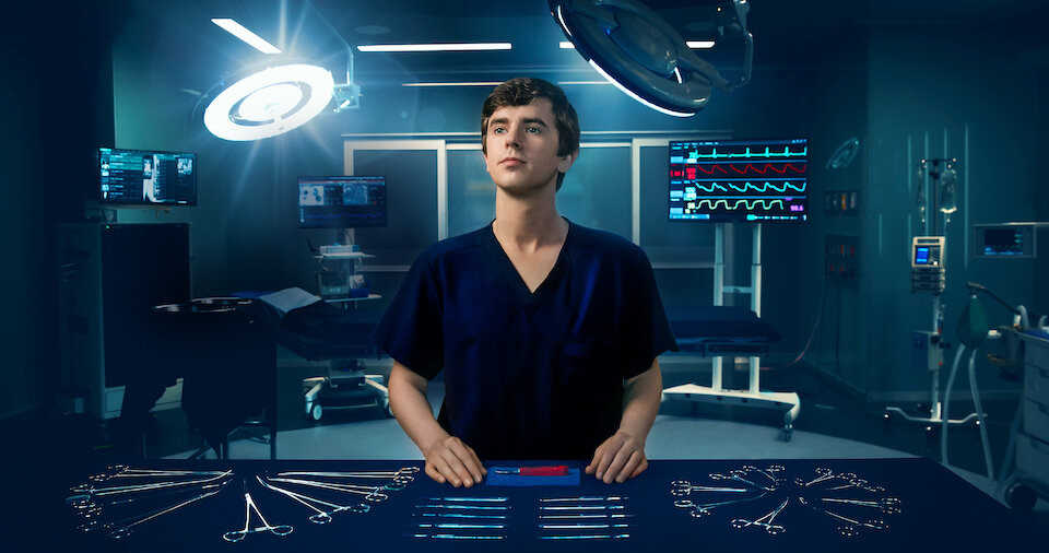 Freddie Highmore as Dr. Shaun Murphy in The Good Doctor