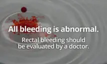 Blood in stool