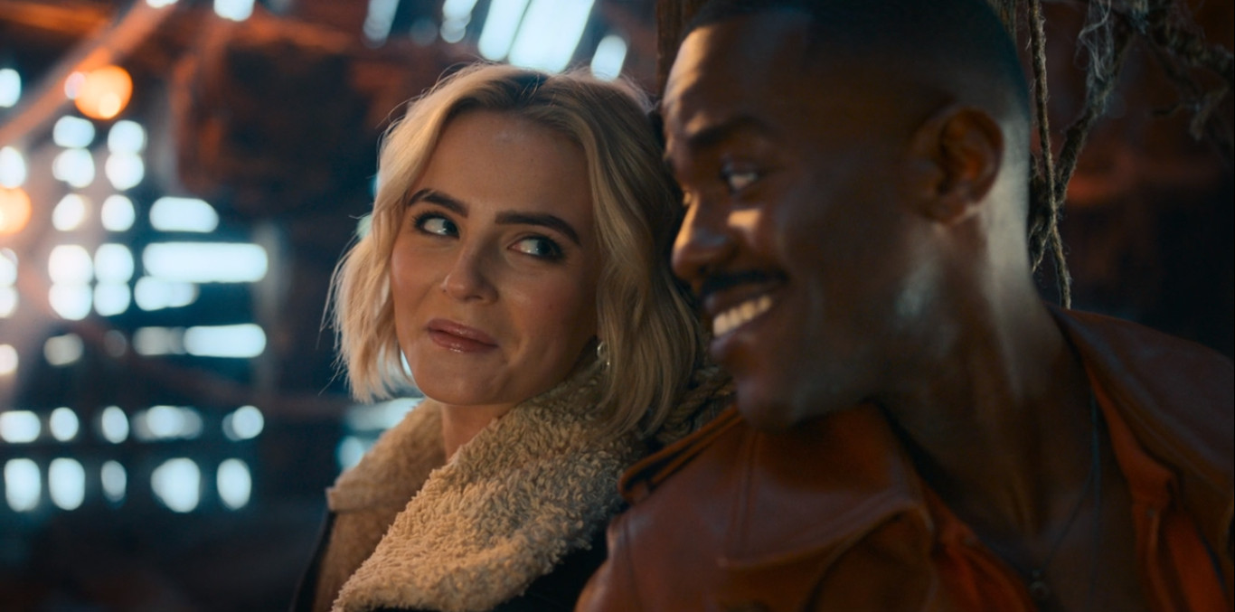 Ruby and the Fifteenth Doctor on the day they first met. / Photo Credit – BBC Studios’ Doctor Who