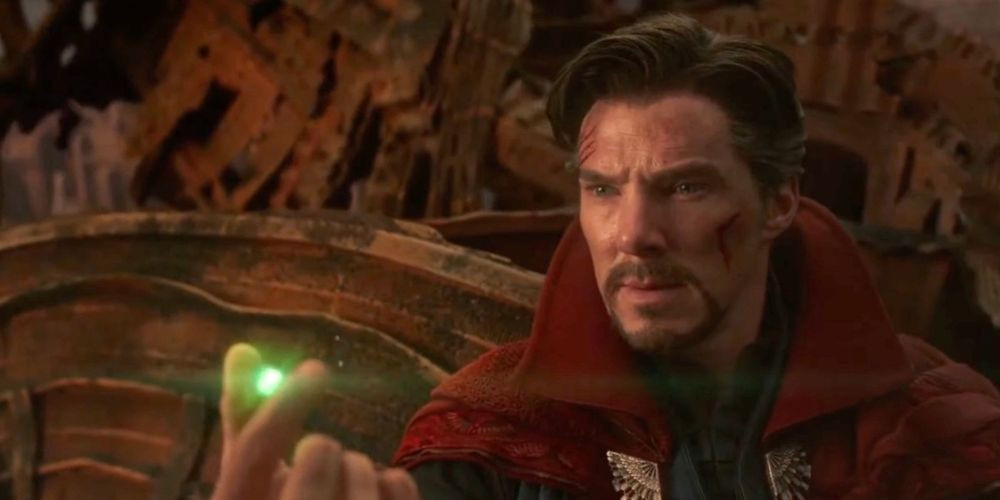 Doctor Strange gives the Time Stone to Thanos in Avengers: Infinity War.