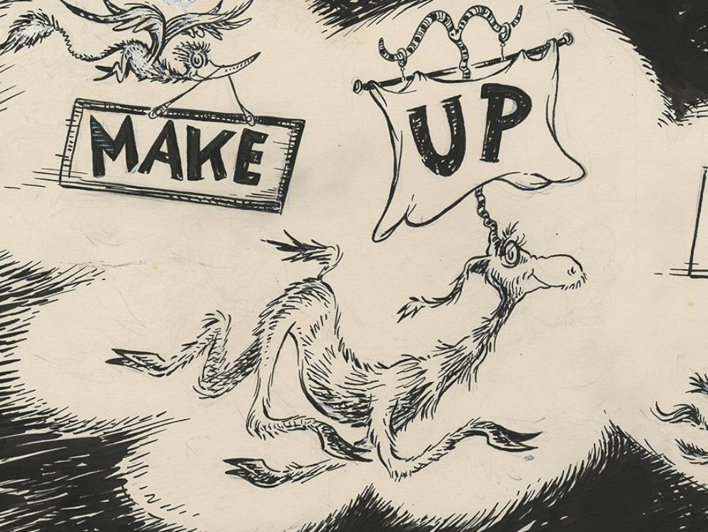 The inside of a previously unknown Dr. Seuss book titled, &quot;What Pet Should I Get?&quot;