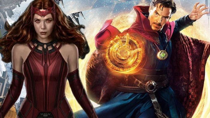 Doctor Strange and Scarlet Witch Confrontation