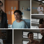 Emmett Preciado as Rio Gutierrez in The Good Doctor, a pregnant trans man, highlighting the show's address of transgender issues.