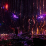 Stephen Strange confronts Dormammu in the Dark Dimension in Doctor Strange