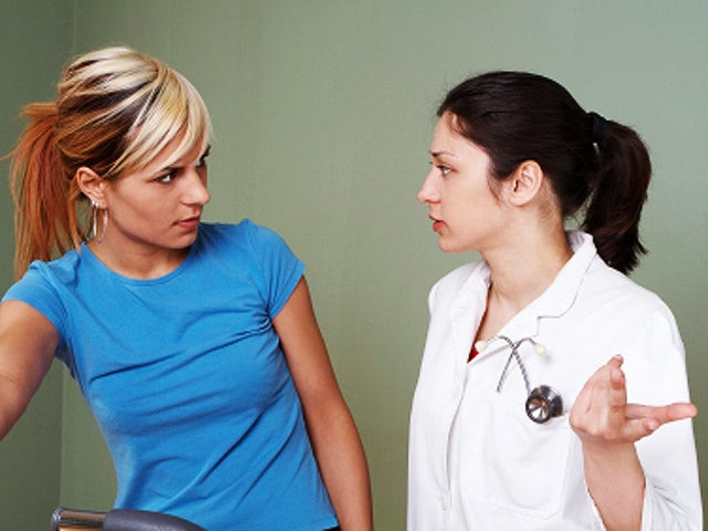 Doctor Explaining Medical Results to Patient